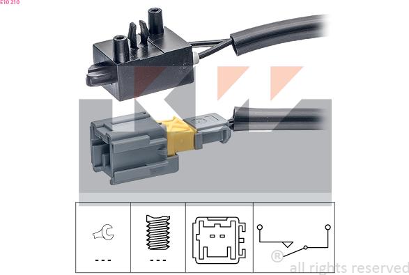 KW 510 210 - Innesto, Comando disinnesto frizione autozon.pro