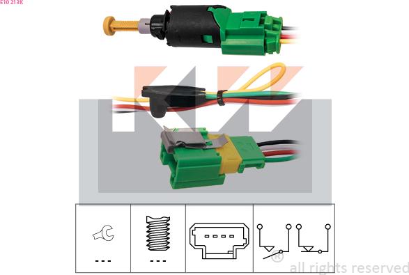 KW 510 213K - Interruttore luce freno autozon.pro