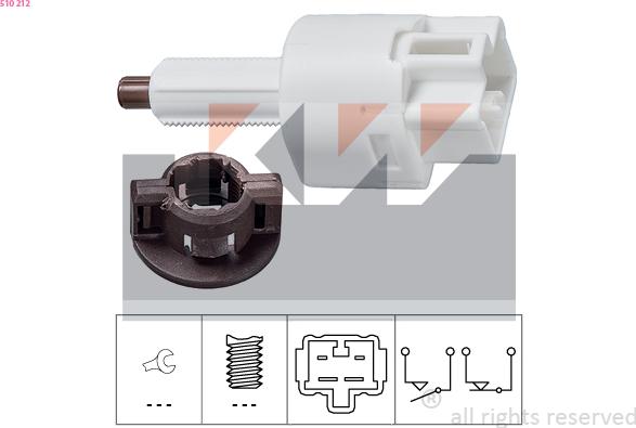 KW 510 212 - Interruttore luce freno autozon.pro