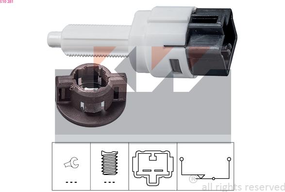 KW 510 281 - Interruttore luce freno autozon.pro