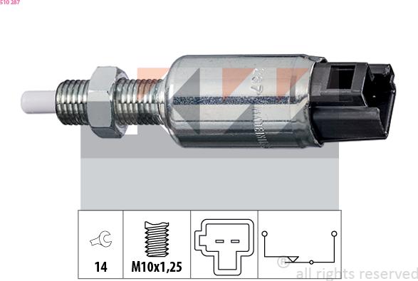 KW 510 287 - Innesto, Comando disinnesto frizione autozon.pro