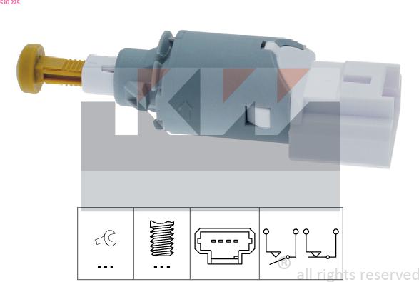 KW 510 225 - Interruttore luce freno autozon.pro