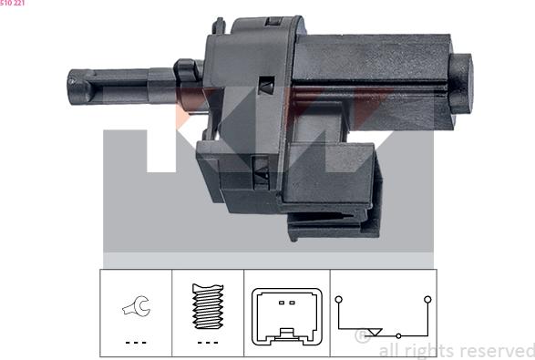 KW 510 221 - Innesto, Comando disinnesto frizione autozon.pro