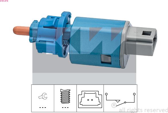 KW 510 274 - Innesto, Comando disinnesto frizione autozon.pro