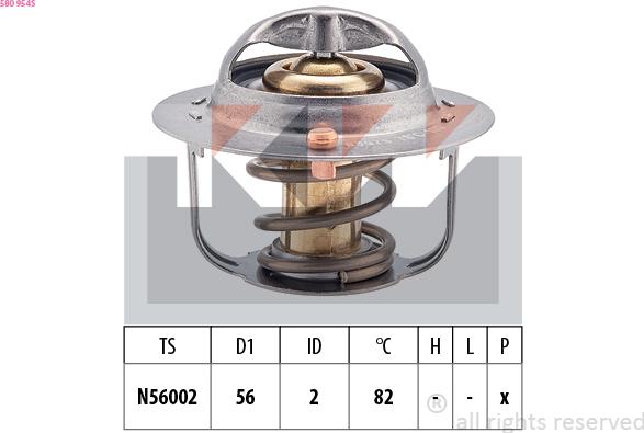 KW 580 954S - Termostato, Refrigerante autozon.pro