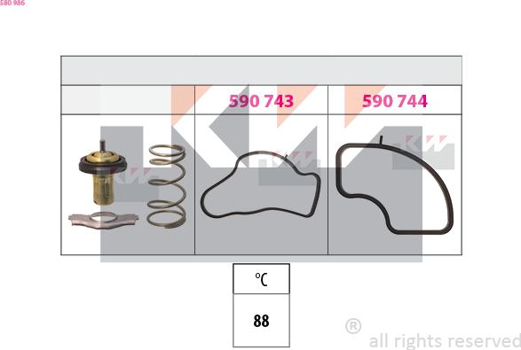 KW 580 986 - Termostato, Refrigerante autozon.pro