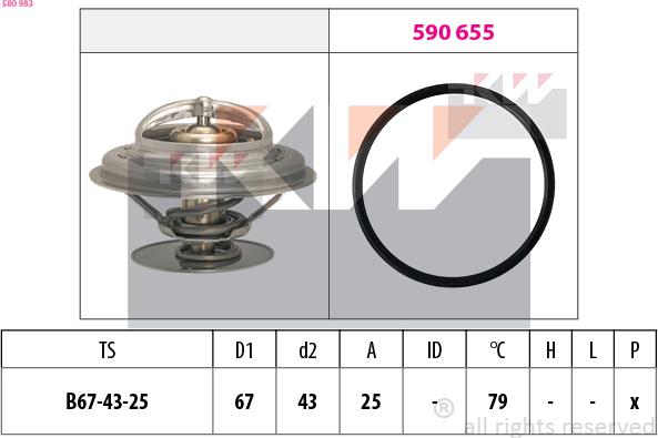 KW 580 983 - Termostato, Refrigerante autozon.pro