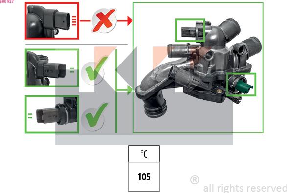 KW 580 927 - Termostato, Refrigerante autozon.pro
