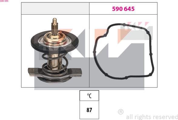 KW 580 595 - Termostato, Refrigerante autozon.pro