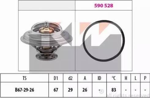 KW 580 526 - Termostato, Refrigerante autozon.pro