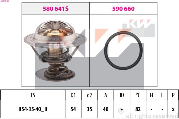 KW 580 641 - Termostato, Refrigerante autozon.pro