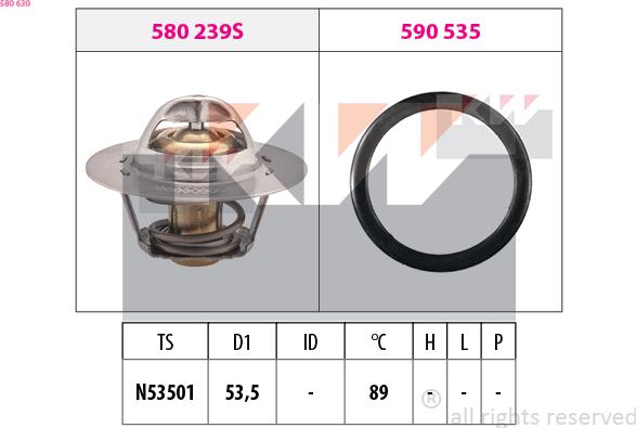 KW 580 630 - Termostato, Refrigerante autozon.pro