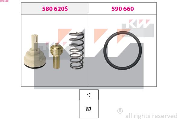 KW 580 620 - Termostato, Refrigerante autozon.pro