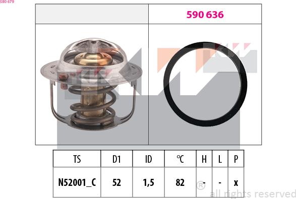 KW 580 679 - Termostato, Refrigerante autozon.pro