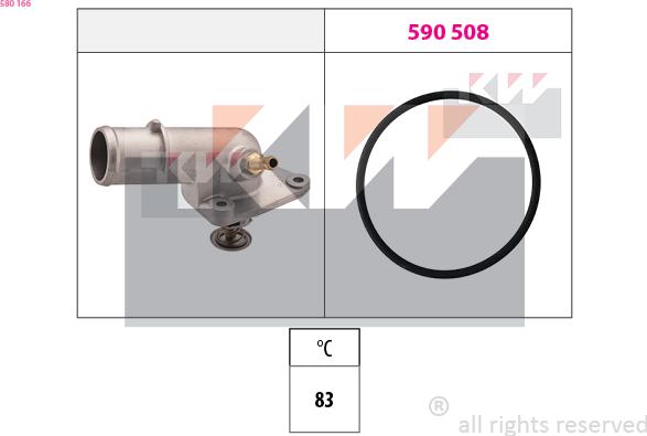 KW 580 166 - Termostato, Refrigerante autozon.pro