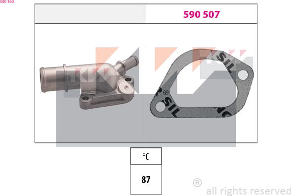 KW 580 160 - Termostato, Refrigerante autozon.pro