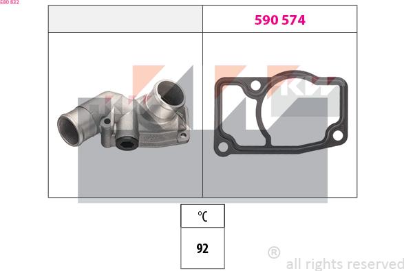 KW 580 832 - Termostato, Refrigerante autozon.pro