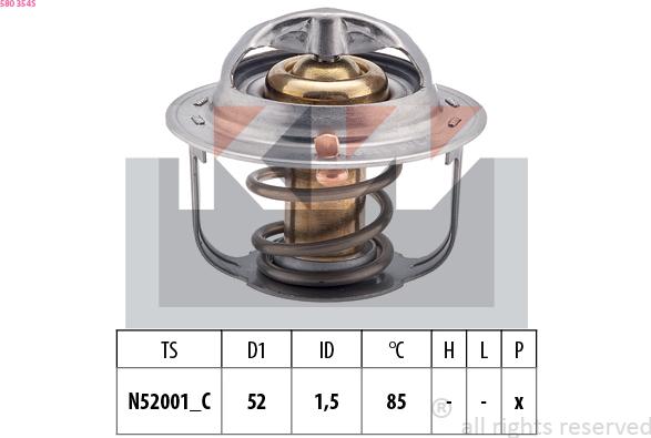 KW 580 354S - Termostato, Refrigerante autozon.pro