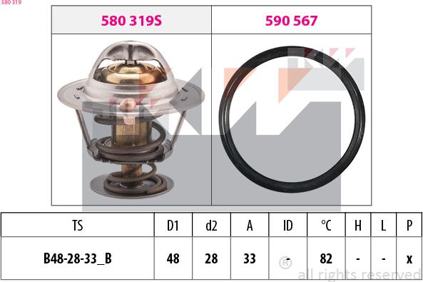 KW 580 319 - Termostato, Refrigerante autozon.pro