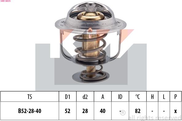 KW 580 383S - Termostato, Refrigerante autozon.pro