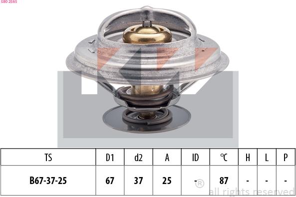 KW 580 256S - Termostato, Refrigerante autozon.pro