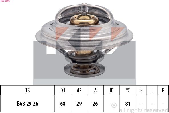 KW 580 250S - Termostato, Refrigerante autozon.pro