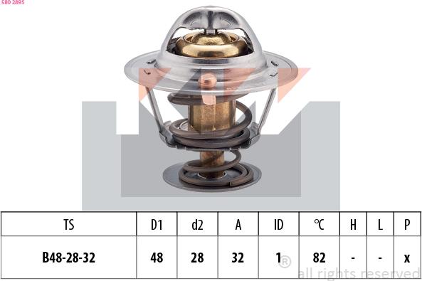 KW 580 289S - Termostato, Refrigerante autozon.pro