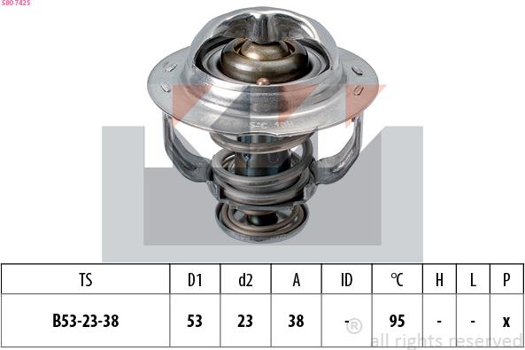 KW 580 742S - Termostato, Refrigerante autozon.pro