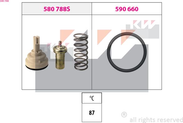 KW 580 788 - Termostato, Refrigerante autozon.pro