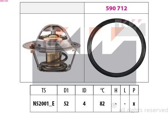 KW 580 725 - Termostato, Refrigerante autozon.pro