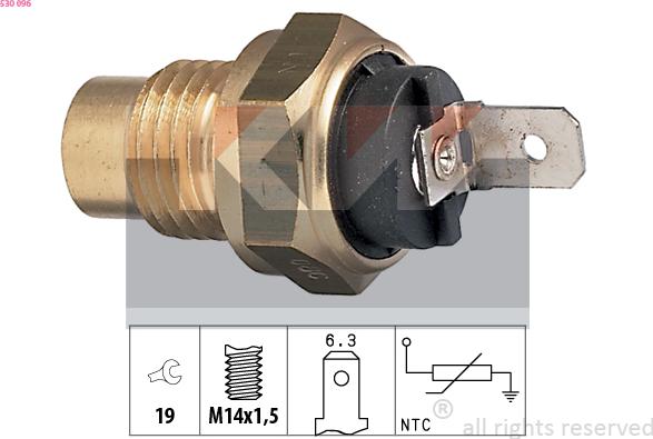 KW 530 096 - Sensore, Temperatura olio autozon.pro