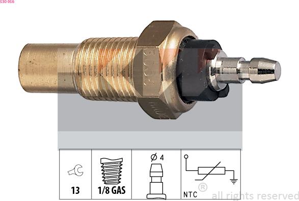 KW 530 056 - Sensore, Temperatura refrigerante autozon.pro