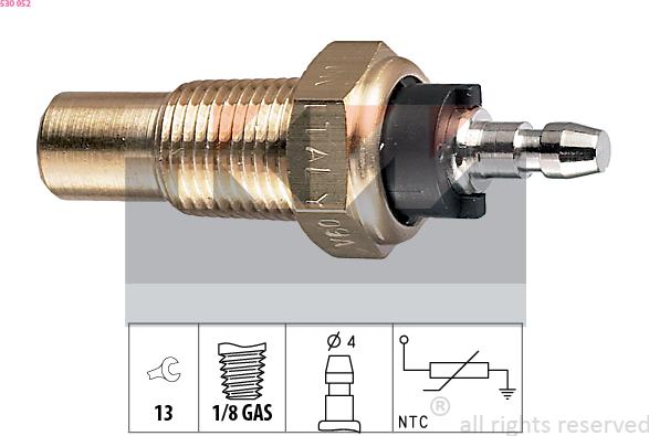 KW 530 052 - Sensore, Temperatura refrigerante autozon.pro