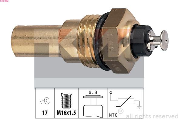 KW 530 062 - Sensore, Temperatura refrigerante autozon.pro