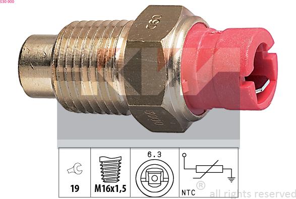 KW 530 000 - Sensore, Temperatura refrigerante autozon.pro