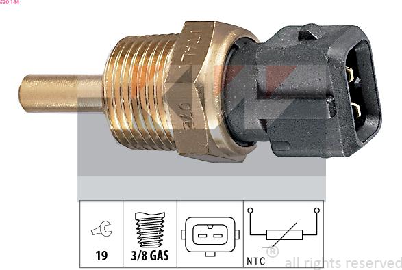 KW 530 144 - Sensore, Temperatura olio autozon.pro