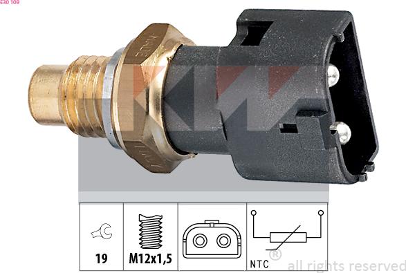 KW 530 109 - Sensore, Temperatura refrigerante autozon.pro