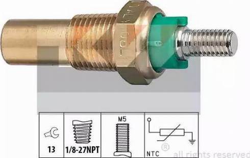 KW 530 136 - Sensore, Temperatura refrigerante autozon.pro