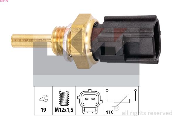 KW 530 177 - Sensore, Temperatura olio autozon.pro