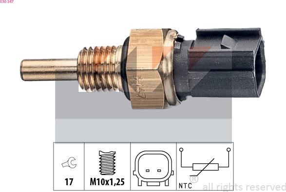 KW 530 347 - Sensore, Temperatura refrigerante autozon.pro