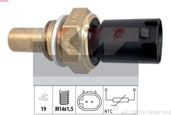 KW 530 350 - Sensore, Temperatura olio autozon.pro