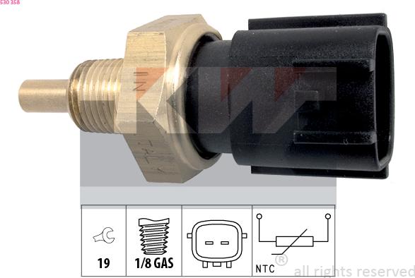 KW 530 358 - Sensore, Temperatura olio autozon.pro