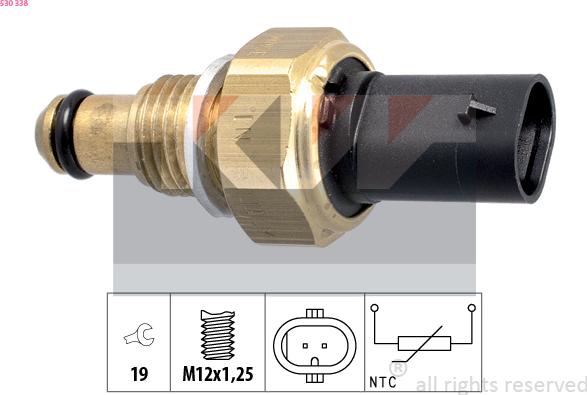 KW 530 338 - Sensore, Temperatura carburante autozon.pro