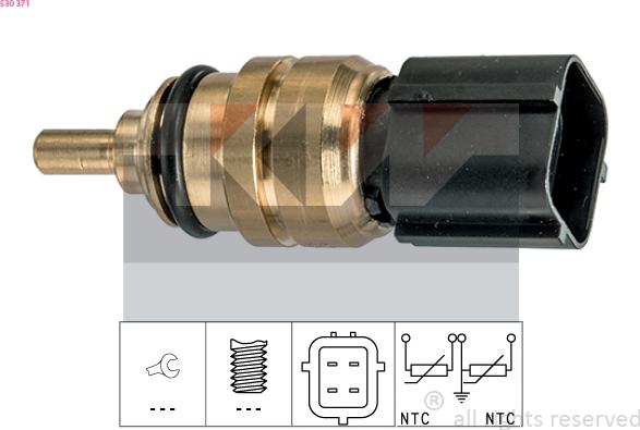 KW 530 371 - Sensore, Temperatura refrigerante autozon.pro