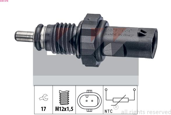 KW 530 378 - Sensore, Temperatura olio autozon.pro