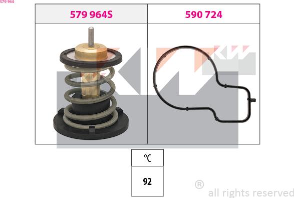 KW 579 964 - Termostato, Refrigerante autozon.pro