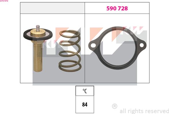 KW 579 970 - Termostato, Refrigerante autozon.pro