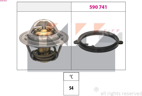 KW 579 972 - Termostato, Refrigerante autozon.pro