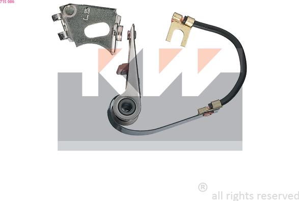 KW 715 086 - Kit contatti, Distributore di accensione autozon.pro