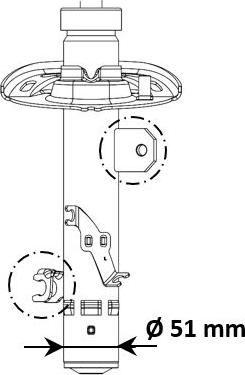 KYB 3338004 - Ammortizzatore autozon.pro